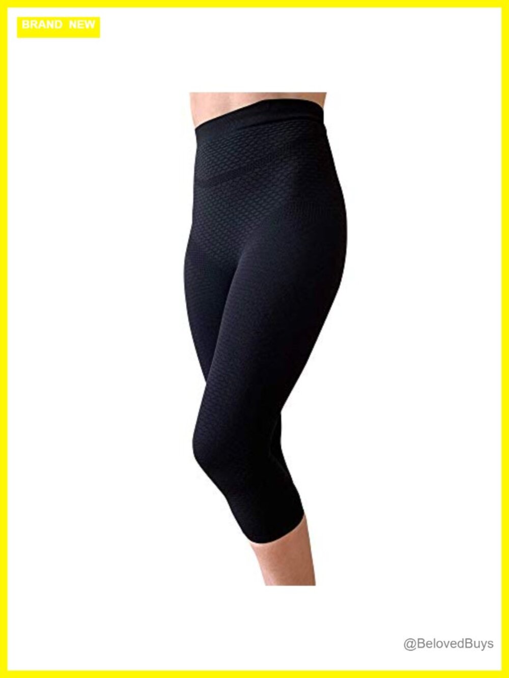 Bioflect Capri Compression Leggings Bioactive Fibers Massaging Knit